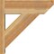 Ekena Millwork Traditional Slat Rough Sawn Outlooker, Western Red Cedar, 8"W x 24"D x 24"H OUT08X24X24TRA06RWR - alternate 4